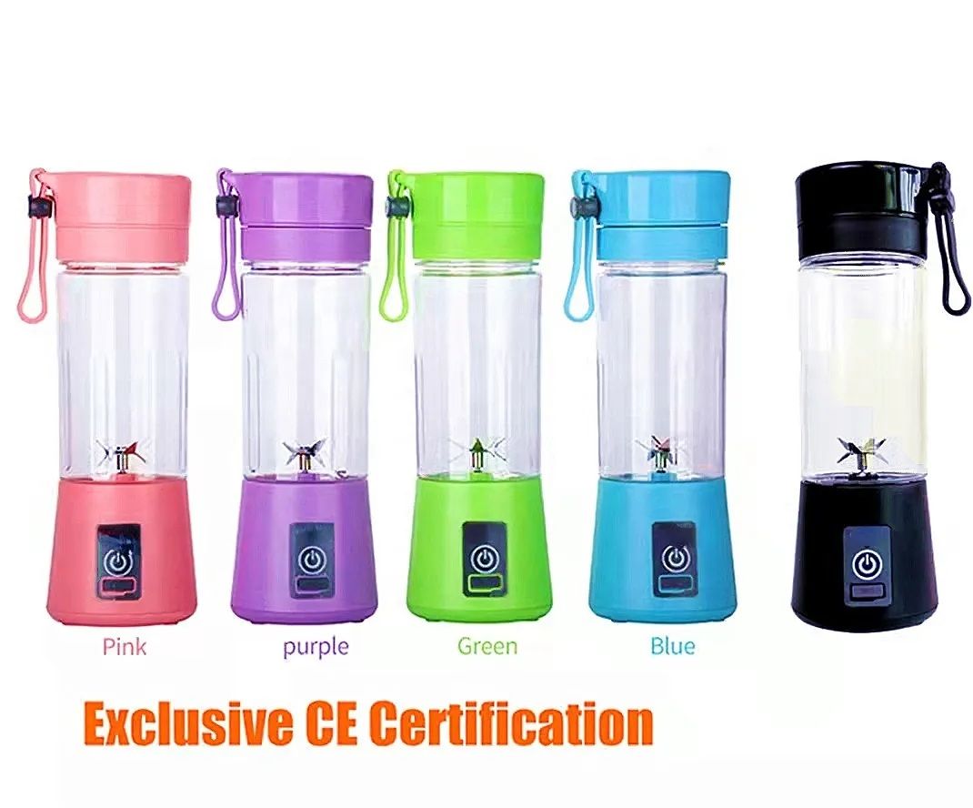 Juicer Blender 6 Blades USB Portable 380ml Mini Fruit Bottle Juicer Small Blender